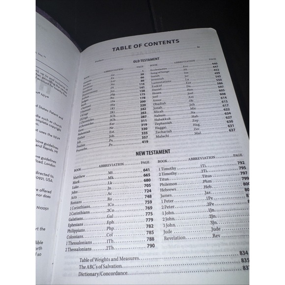 Holy Bible NIV pocket size purple duo tone cover - Picture 5 of 6